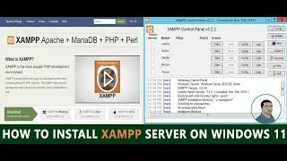 How to Install XAMPP Server on Windows 11 |  XAMPP  setup with php 8.0
