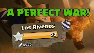 Clash of Clans - A PERFECT WAR! - 30 STARS