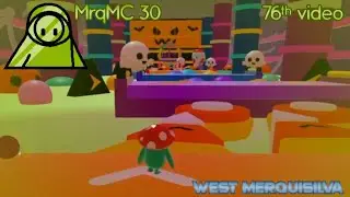 Playing Fall Guys Halloween maps