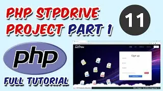 PHP Live STPDrive Project Part - 1 | PHP Full Tutorial | Ch - 11