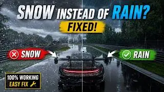 SNOW Instead of RAIN? Easy Fix - Assetto Corsa