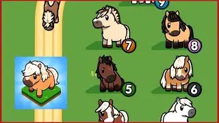 Idle Horse Racing Gameplay Walkthrough Merge Horse | Carreras de caballos para Android / iOS 2020
