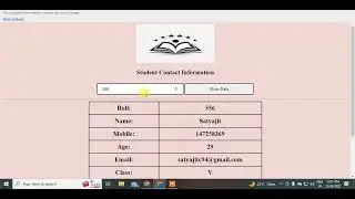 Student Database Management System on Google apps script
