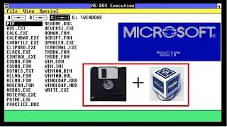 Installing Windows 1.01 on floppy disks