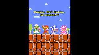 The Mario Bros. try the Grimace Shake! | Mario Animation 