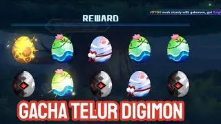 GACHA TELUR DIGIMION SULIT SEKALI . LAST TIMER TAIL