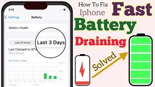 How To Fix Fast Battery Draining issue on iPhone after iOS 17 update?