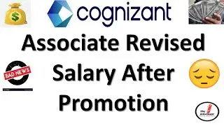 Cognizant PA To Associate Salary After Promotion | Associate Revised Salary or CTC After Promotion |