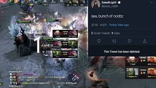 This is what happen when you trash talk SEA DOTES, SabeRLight- T1 VS UND