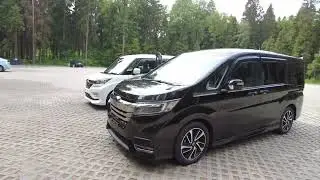 обзор Honda stepwgn 2017год и Suzuki solio 2019год