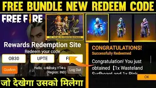 Free Fire Redeem Code Today | 3 October Redeem Code Free Fire | FF Redeem Code Today 3 October