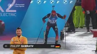 PHILIPP NAWRATH  1. WELTCUPSIEG 10 km Sprint Östersund 2023