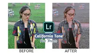 Cara Edit Foto Kekinian Di Android - California Tone | Free Presets | Lightroom Mobile Tutorial