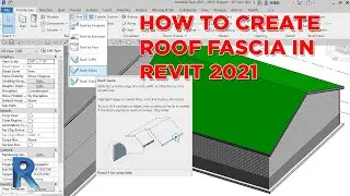 How to create Roof Fascia in Revit 2021| Part 07