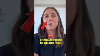 #USWNT legend Alex Morgan is hanging up her boots, and it’s hitting everyone right in the heart 💔😭