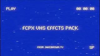 JBTV.IO VHS Effects Pack - Trailer