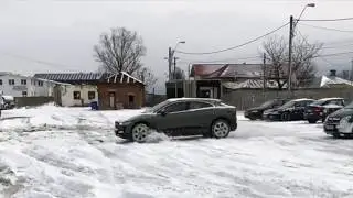 iPace in the snow