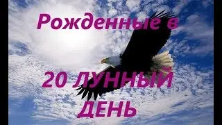 Рожденные в 20 лунный день
