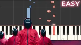 Squid Game - Pink Soldiers (Netflix) EASY Piano Tutorial