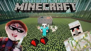 I Make World Easiest Iron Farm in my Survival World - Minecraft