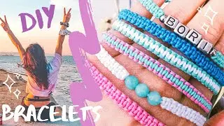 3 EASY WAYS TO MAKE FRIENDSHIP BRACELETS I How To Make Friendship Bracelets For Beginners