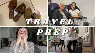 Travel Prep, Getting emotional and surprising my dad with first class tickets