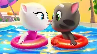 Pool talking Tom. UPDATE TALKING TOM water PARK #41 FRIENDS of the Lost city by Tom Pool