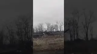 Прорванная украинская оборона на Донбассе.