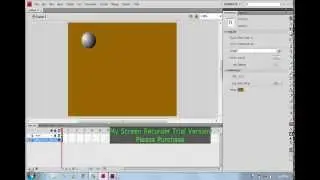How to make a Moving Ball Animation in Adobe flash