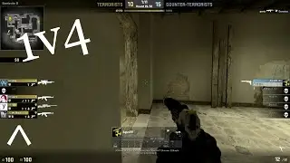 1v4 I mirage I csgo