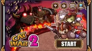 Defense Game:Cat War2 GamePlay