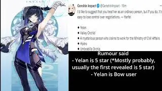 Genshin Impact 2.7 New Character Confirmed & Potential Rerun