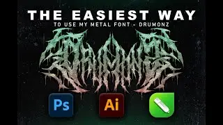 Metal Font Tutorial - Drumonz
