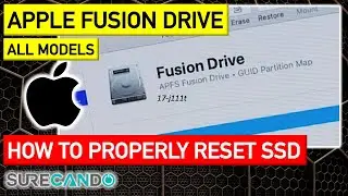 Fix Reset Apple Fusion Drive to work as 1 Drive. Not seperate drives. This will wipe your data!