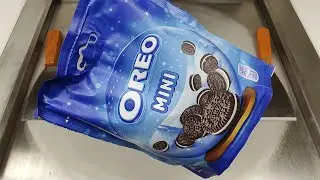 ASMR - Mini OREO Ice Cream Rolls | How to make ice cream from cookies OREO | Delicious ice cream