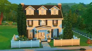 Base Game Colonial - Sims 4 Speedbuild (No CC)