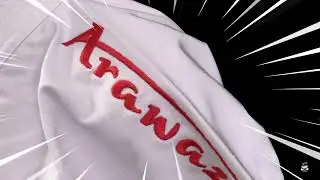 Kimono Arawaza Kata Delux Evo Premier Liga WKF (Blue and Red)