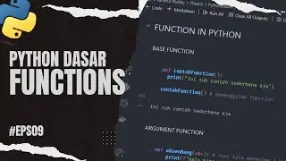 Penjelasan Functions Pada Bahasa Python - TUTORIAL PYTHON UNTUK PEMULA 2024