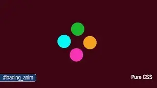 How to Create a Looping Circles as a Loading Page?