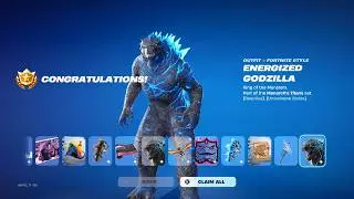 How to Unlock GODZILLA Skin & Rewards in Fortnite! (FASTEST WAY)