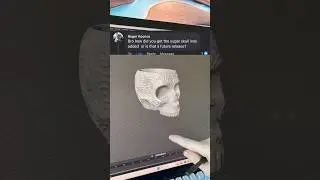 3D Model Sugar Skull Bowl/Planter