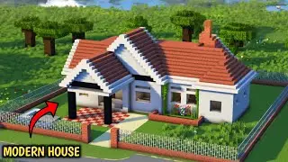 SPANISH HOUSE MINECRAFT|| How to make modern house #minecraft