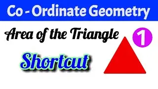 Co-ordinate geometry area of a triangle |  geometry Shortcut in Tamil | TNPSC | RAILWAY | SSC