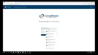GPO LINKING Change Control Walkthrough with SDM Software's Change Manager for Group Policy 1.0