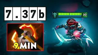 Insane Farm 9Minutes Battle Fury Phantom Assassin Nullifier Builds Brutal Burst Crit Dota 2