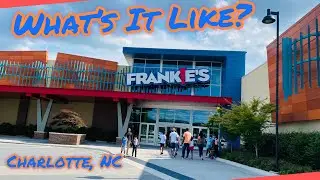 Frankie's of Charlotte | Complete tour of arcade, mini golf, bumper cars, food, and rides