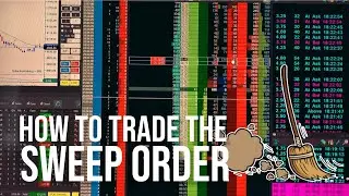 How to trade the SWEEP ORDER STRATEGY - Jigsaw DOM استراتيجية السويب