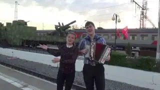 Рекрутские частушки под гармонь.