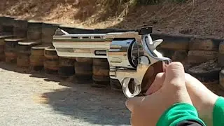 357 magnum - recuo é muito forte? Testando o RT608, canhão de mão de 8 tiros!