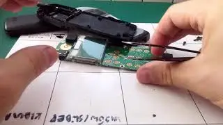 Mitsubishi Trium Astral Disassembly, Repair, Replacement, Unscrewing the phone from 1999